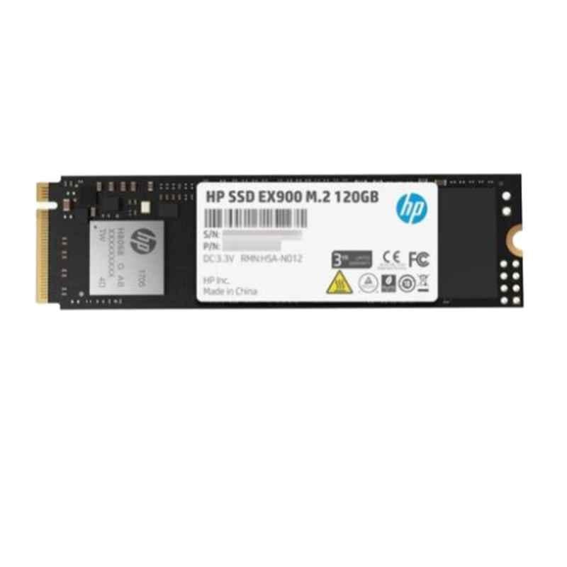 HP EX900 120GB M.2 PCIe 3.0 x4 NVMe 3D TLC NAND Internal Solid State Drive, 2YY42AA