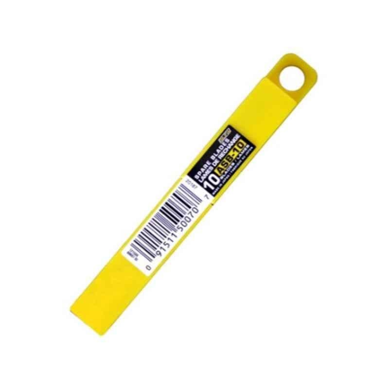 Olfa ASB-10 Yellow Replacement Blades for Cutter, 215619AC