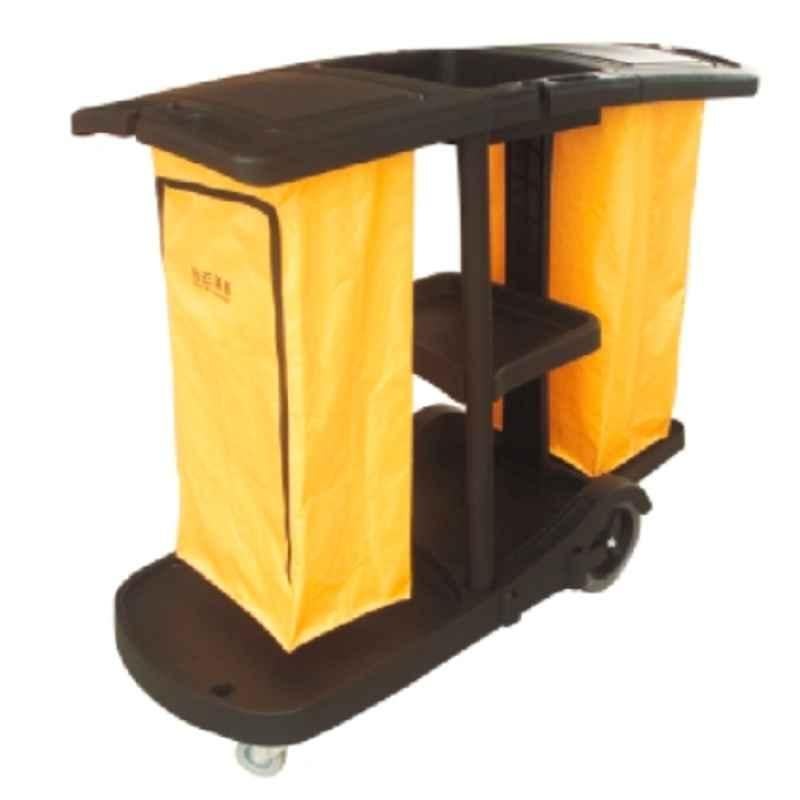 Baiyun 130x55x100cm Black Janitor Cart, AF08180B