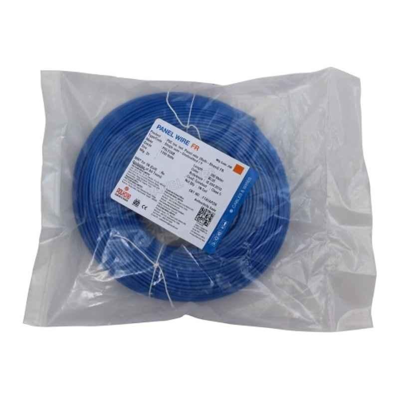 Polycab 0.5 Sqmm 1 Core Blue Copper FRLS PVC Insulated Unsheathed Flexible Cable, Length: 100 m