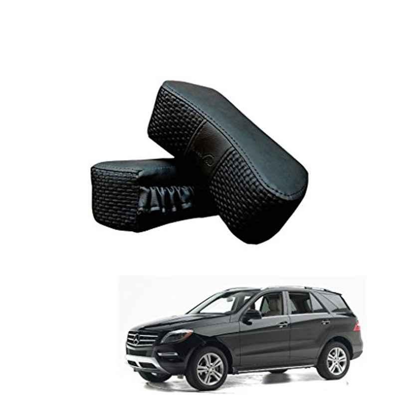 Kozdiko 2 Pcs Memory Foam Black Luxurious Neck Rest Set for Mercedes Benz M-Class, koz_15675