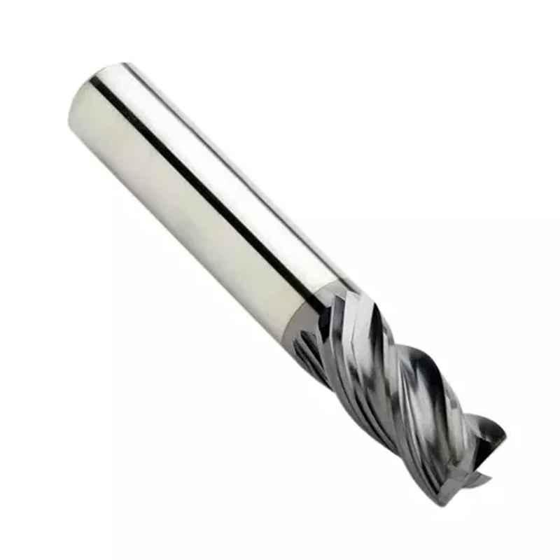 Dolphin 3.0mm 2 Flute Flat Solid Carbide End Mill, Overall Length: 50 mm