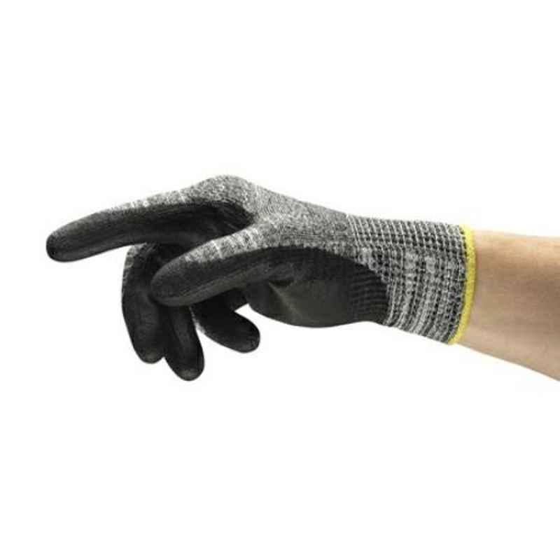 Ansell EDGE Grey & Black Polyurethane & Spandex Industrial Hand Gloves, Size: 9, 48-705 (Pack of 12)