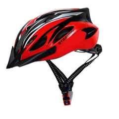 Strauss 21x18cm Black & Red Cycling Helmet, ST-1555