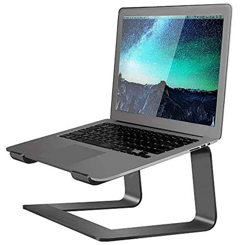 Rubik Aluminium Black Laptop Stand