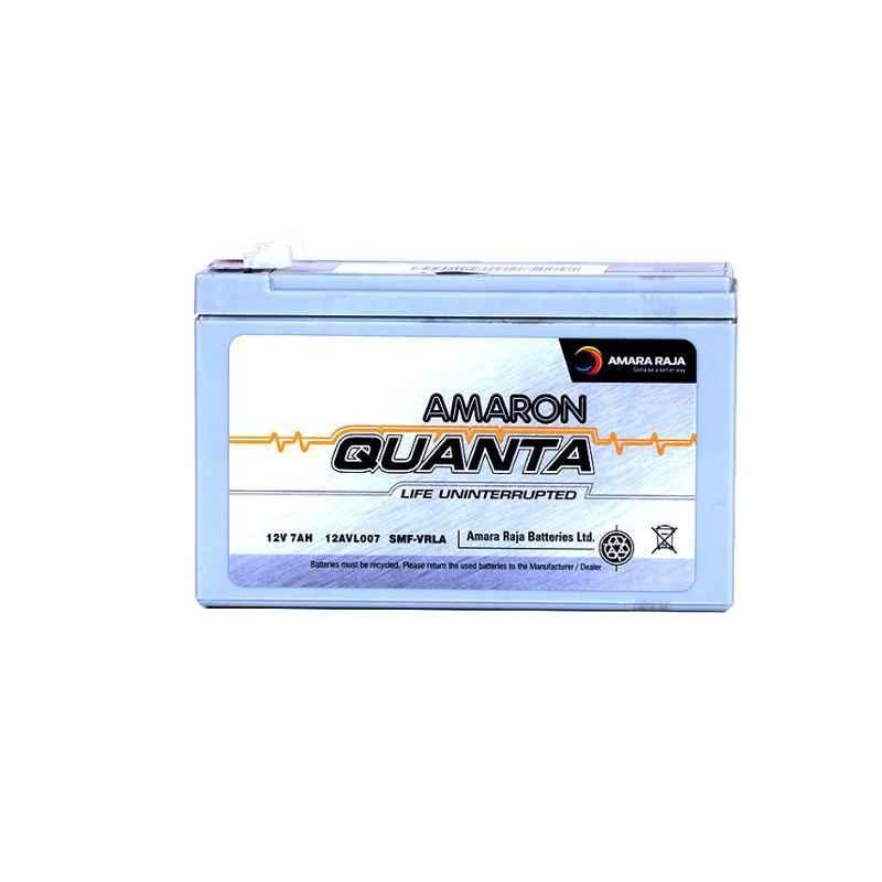 Amaron Quanta 12V/7Ah Lead Acid Battery, 12AVL007