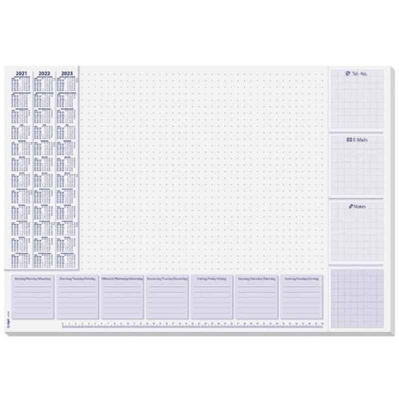 Sigel HO355 595x410mm Paper Desk Pad PLANNER, (Pad of 30 Sheet)
