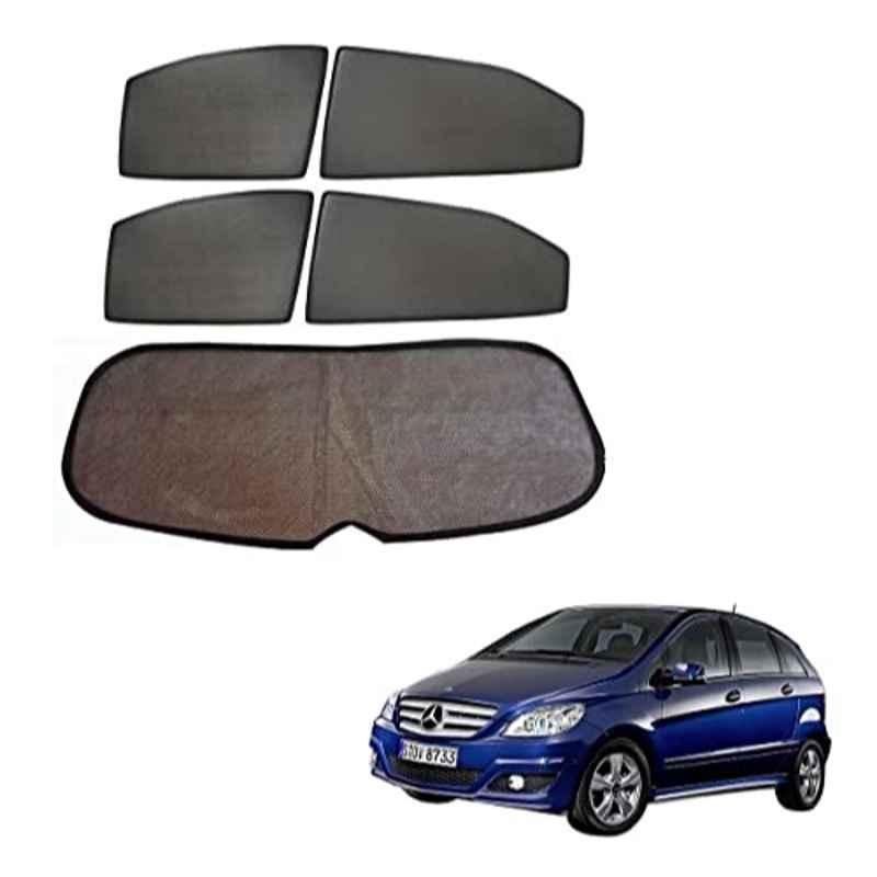 Kozdiko 5 Pcs Mesh Black Fixed Window & Rear Sun Shades Set for Mercedes Benz B-Class Electric