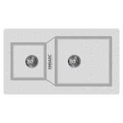 Embarc F1 34x20 inch Polar Grey Granite Quartz Kitchen Sink