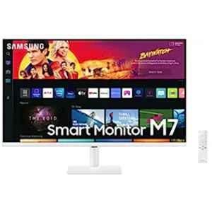 Samsung M7 32 inch UHD VA Panel White Flat Smart LED Monitor, LS32BM701UWXXL