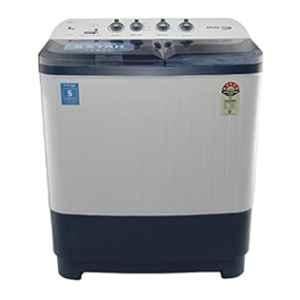 Voltas Beko 8kg Sky Blue Semi-Automatic Top Loading Washing Machine with 2 Cassette Filter, WTT80DBLT