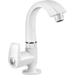 Sparsh Pearl Royal Prime RP-1104 Plastic Ivory Mini Swan Neck Tap for Bathroom & Kitchen