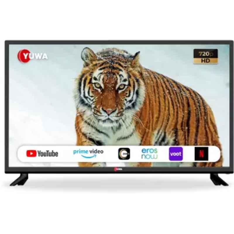 Yuwa 32 inch HD Ready IPS Panel Frameless Smart Android LED TV with Soundbar