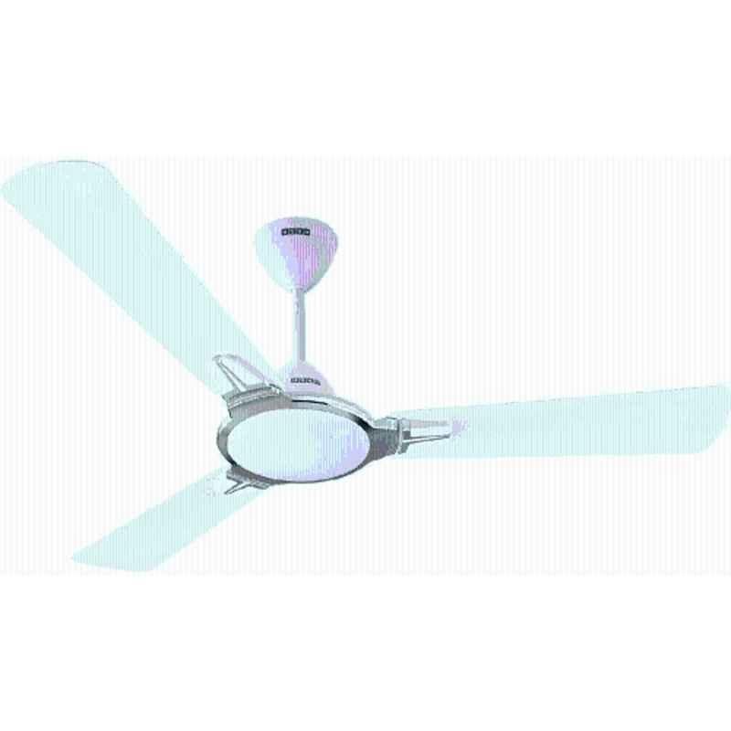 Usha Striker Platinum 56W 385rpm 1 Star Aluminium Pearl White Copper Motor Ceiling Fan, Sweep: 1200 mm