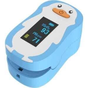 Olex Blue & White Child Finger Pulse Oximeter