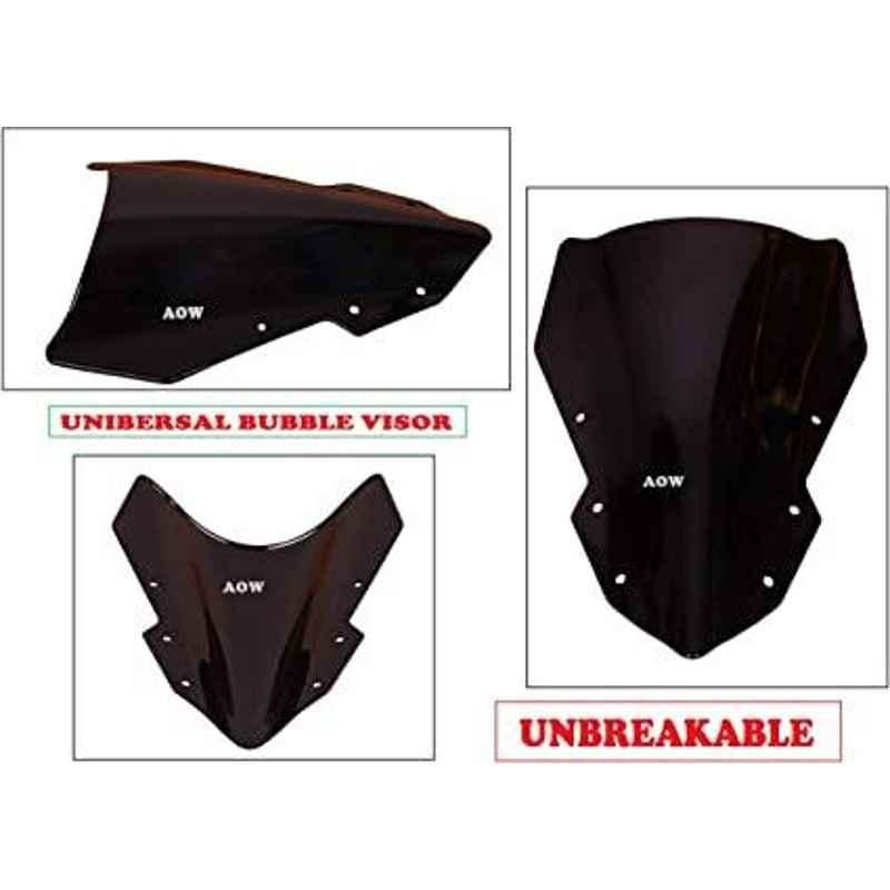 AOW Polycarbonate Unbreakable Visor Glass Universal for Dio BS3