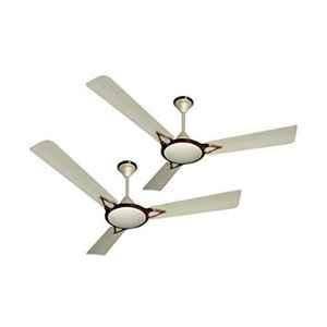 Activa Windsor 50W 390rpm 3 Blade Bronze Ivory Ceiling Fan with 2 Years Warranty, Sweep: 1200 mm (Pack of 2)