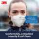 3M 9513 White KN95 Respirator Face Mask (Pack of 5)