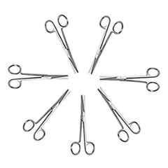 Forgesy 6.75 inch Stainless Steel Straight Surgical Mayo Scissors for Emt, Veterinarian & Medical Student, X86