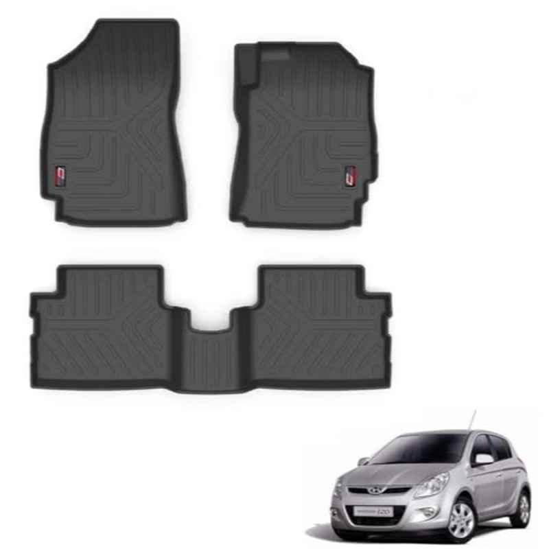 Kozdiko Thermoplastic Polyolefins 3D Life Long Car Floor Mat Set for Hyundai I40 Old