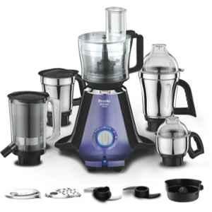 Preethi Zodiac Glitter 750W Lavender & Black Super Extractor Juicer Mixer Grinder with 5 Masterchef Jar, MG-264