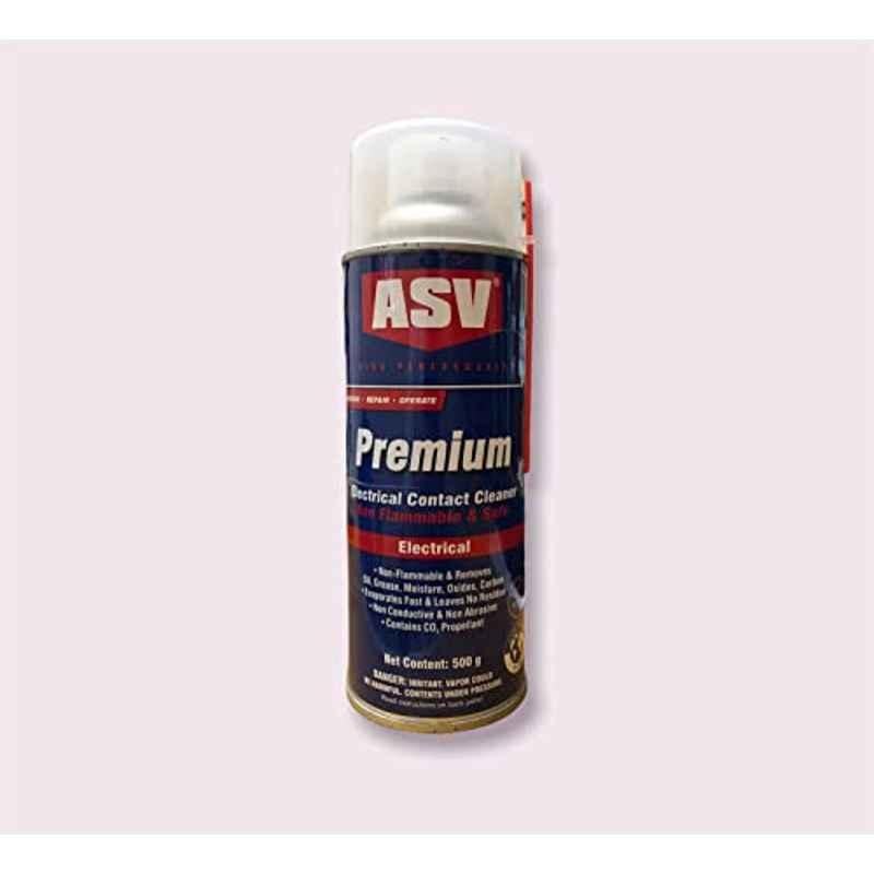 Asv Premium Electric Contact Cleaner Spray 400ml, Non-Flammable & Removes Oil, Grease, Moisture, Oxides, Carbon