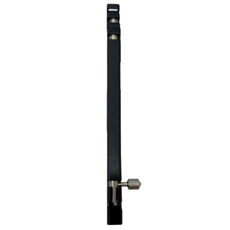 Plantex Stainless Steel Tower Bolt/Tower Bolt for Home, Offices Doors & Windows/12 inch Tower Bolt for Main Door/Door Latch/Kundi/Door Latch for Windows (Black)