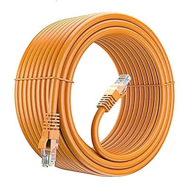 Fedus 100m Orange High Speed RJ45 CAT6 Ethernet Patch Cable
