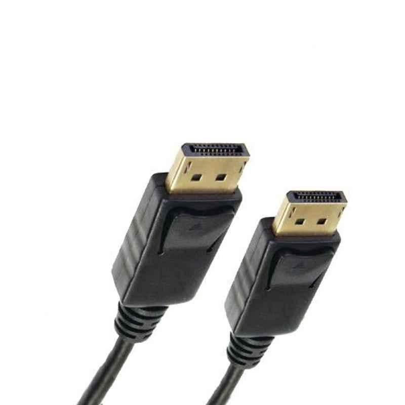 Logic 1.8m Black Male to Male Gold Plated Display Port Cable, LG-DP1.8MM