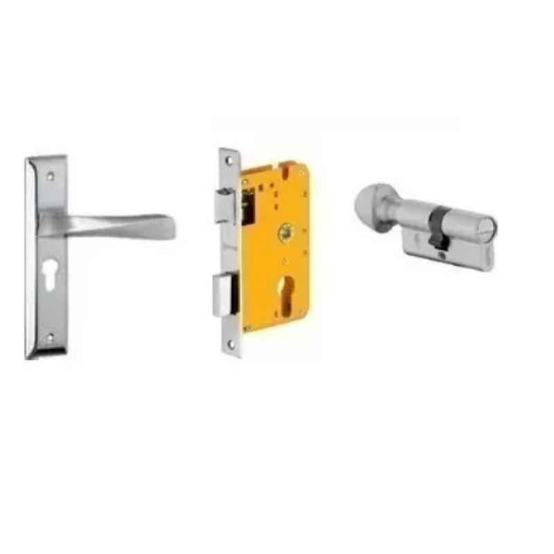 Dorset HL Series Noha 60mm Stainless Steel Patina Finish Door Handle Lock Set with Coin & Knob