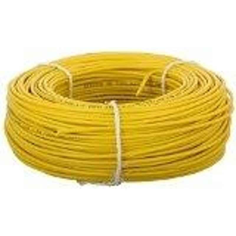 Kalinga 4 Sq.mmLength 90 m FR PVC Insulated Cable Yellow
