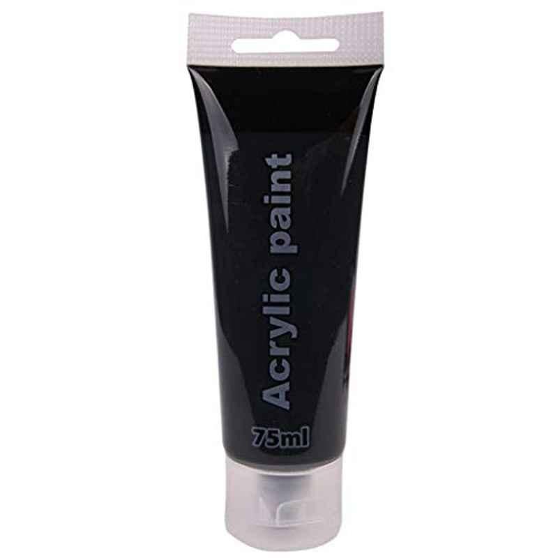 75ml Acrylic Black Matt Paint Tube