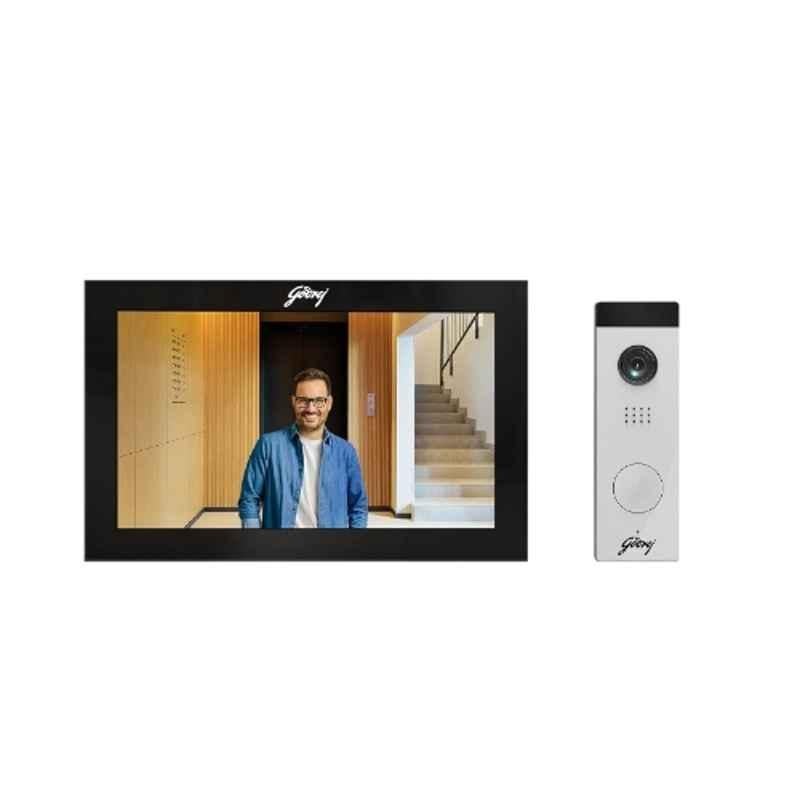 Godrej SeeThru NeX Lux 2MP 1080p White Video Door Phone with 10 inch FHD Display, Wi-Fi Connectivity & 1 Year Warranty