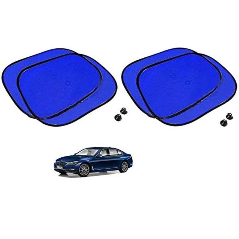 Kozdiko 4 Pcs Blue Chipkoo Car Window Sunshade Curtain Set for BMW 7 Series, koz_82931