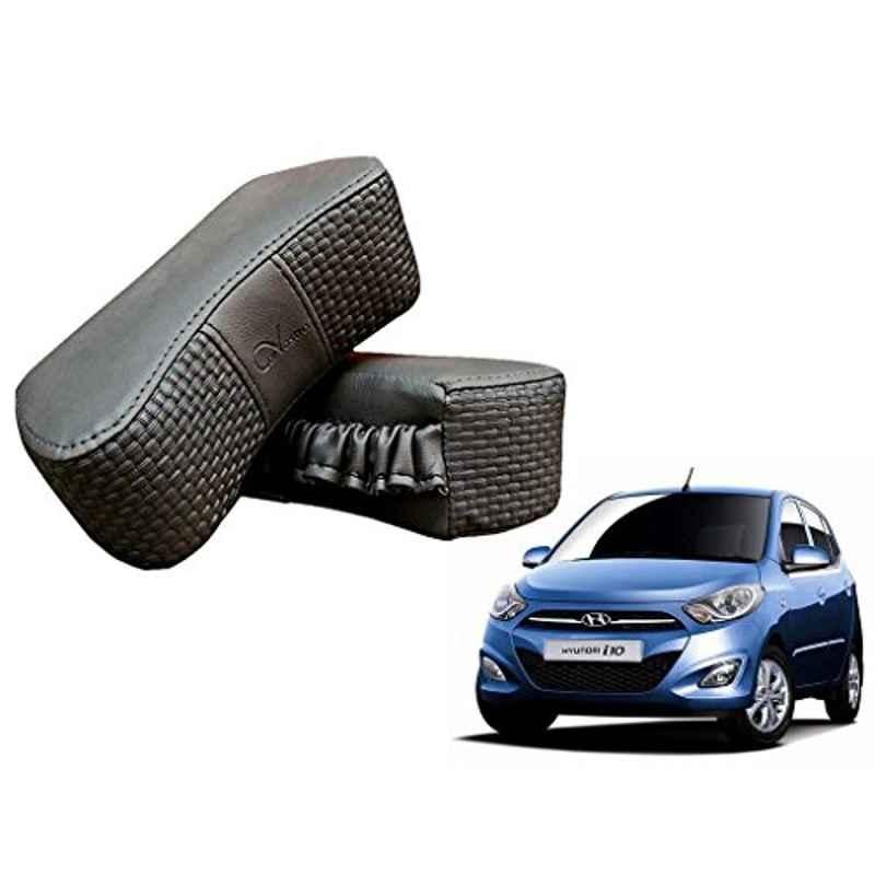 Kozdiko 2 Pcs Memory Foam Grey Luxurious Neck Rest Cushion Pillow Set for Hyundai i10