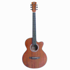 OTO 39 inch Basswood Brown Right Hand Orientation Acoustic Guitar, RJ-OTOGUI-BR-OPG