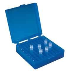 Polylab PP 81 Places Cryo Box for 1 & 1.8ml Cryo Vial, 66501 (Pack of 4)