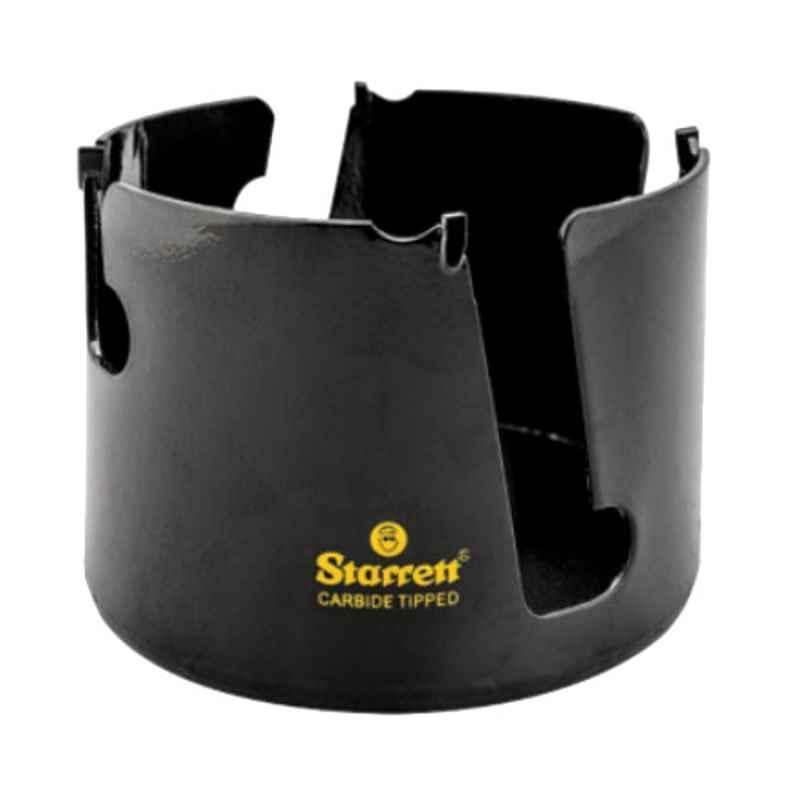 Starrett 86mm Black Tungsten Carbide Tipped Multi Purpose Hole Saw, MPH0338