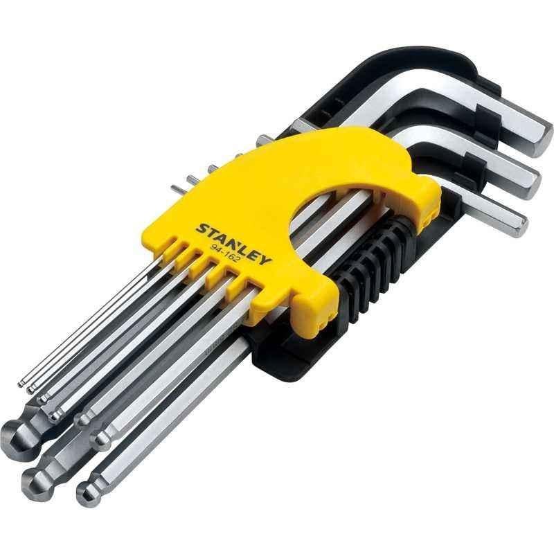 Stanley 9 Pieces Metric Long Ball End Hex Key Set, STMT94162-8 (Pack of 6)
