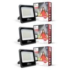 Murphy Genxt 100W 6500K Aluminium Cool White LED Flood Light for Outdoor (Pack of 3)