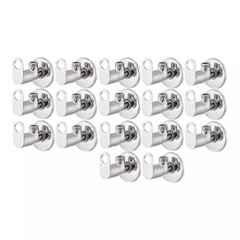 Fastgear Prime Stainless Steel Silver Chrome Finish Angle Valve, FG061 (Pack of 17)