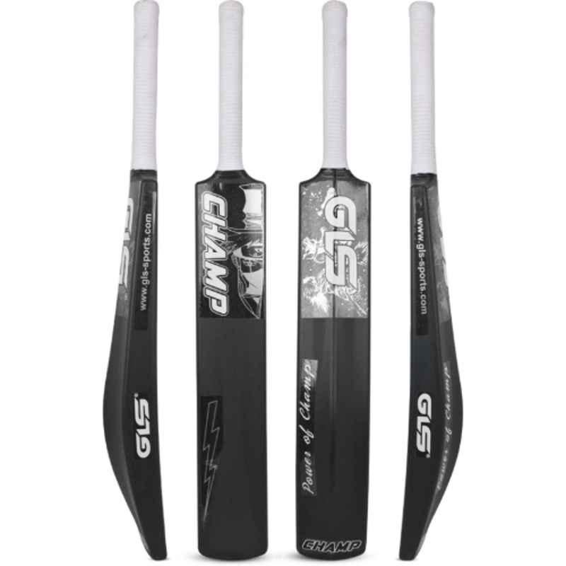 GLS Champ 800-850g PVC Black & Silver Cricket Bat for 15+ Yrs