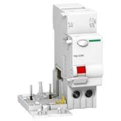 Schneider Electric Acti9 Vigi xC60 25A AC 100mA Double Pole Earth Leakage Add On Block, A9N26582