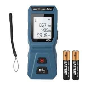 Tomahawk 40m Plastic Blue Laser Distance Meter with Backlit LCD, Area, Volume & Pythagoras Measurement, MIN 0040