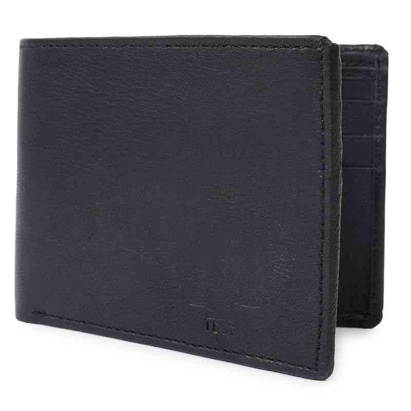 Buy I DOT Leather Black Slim Men Wallet with Credit & Debit Card Holder ...
