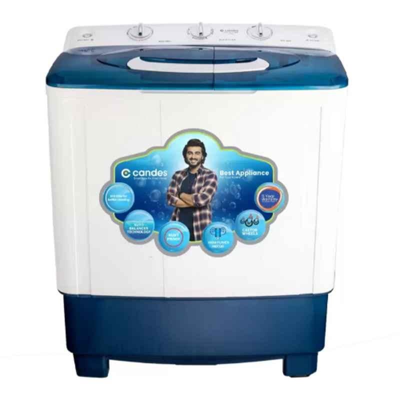 Candes 7.8kg Semi Automatic Top Load Blue & White Washing Machine, CTPL78PL1SWM