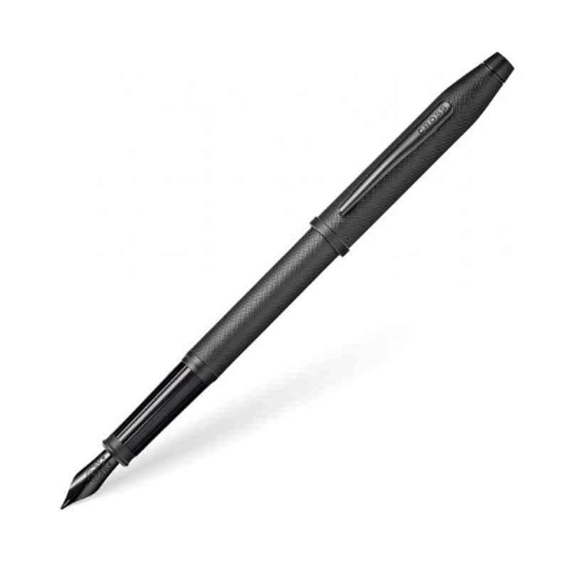 Cross Century II Black Ink Micro-Knurl Fountain Pen, AT0086-132MJ