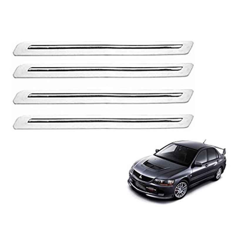 Kozdiko 4 Pcs White Car Bumper Protector Set for Mitsubishi Lancer