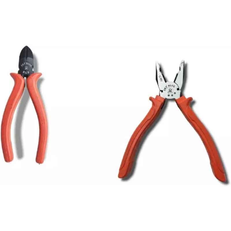 Sky Blue 2 Pcs 7.8 inch Lineman Plier Combo, SBE_PLIER_0588
