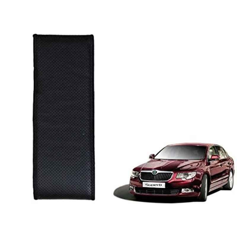 Kozdiko Black Car Steering Cover for Skoda Superb